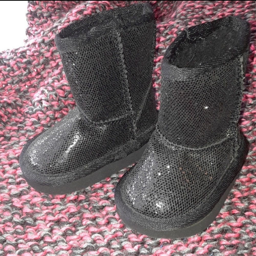 Toddler girl sparkly boots